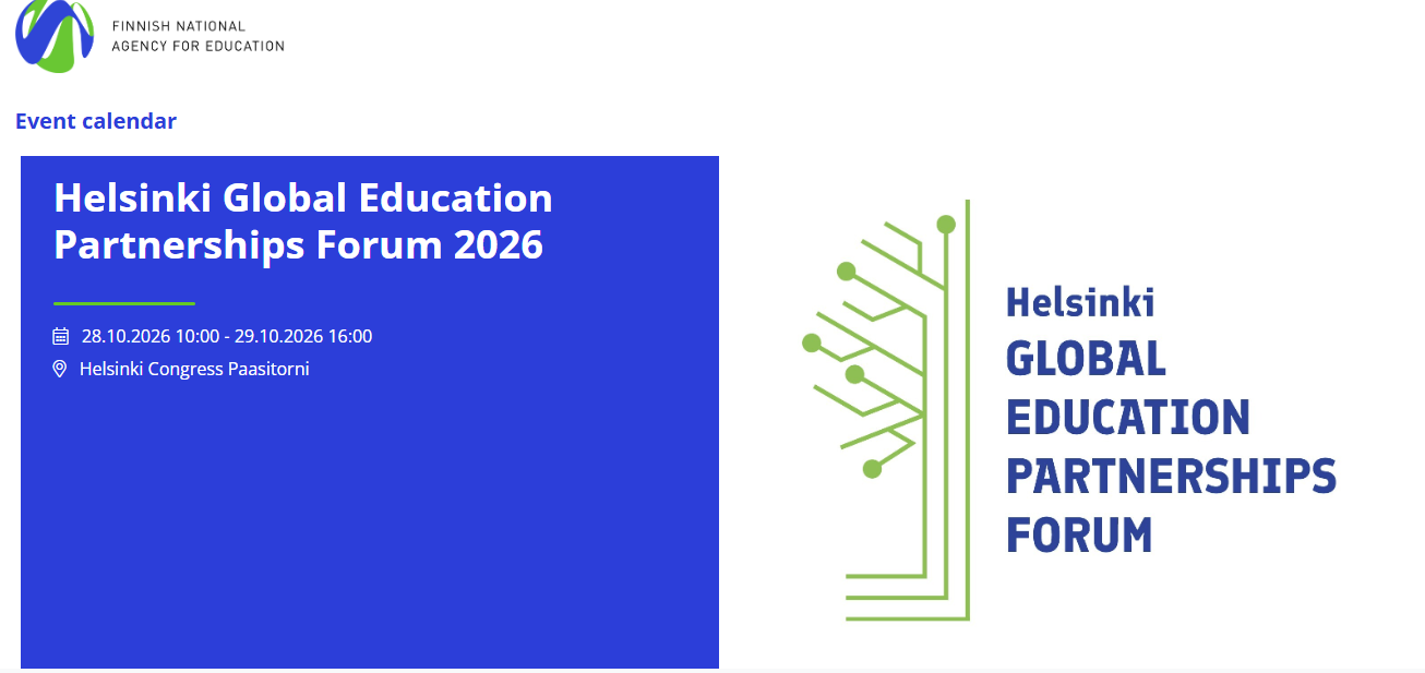 Helsinki Global Education Partnerships Forum 2026